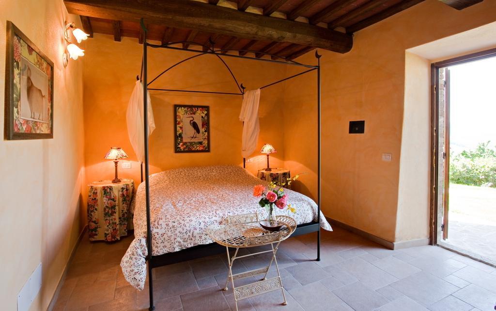 Bed and Breakfast Fattoria Poggerino à Radda in Chianti Chambre photo
